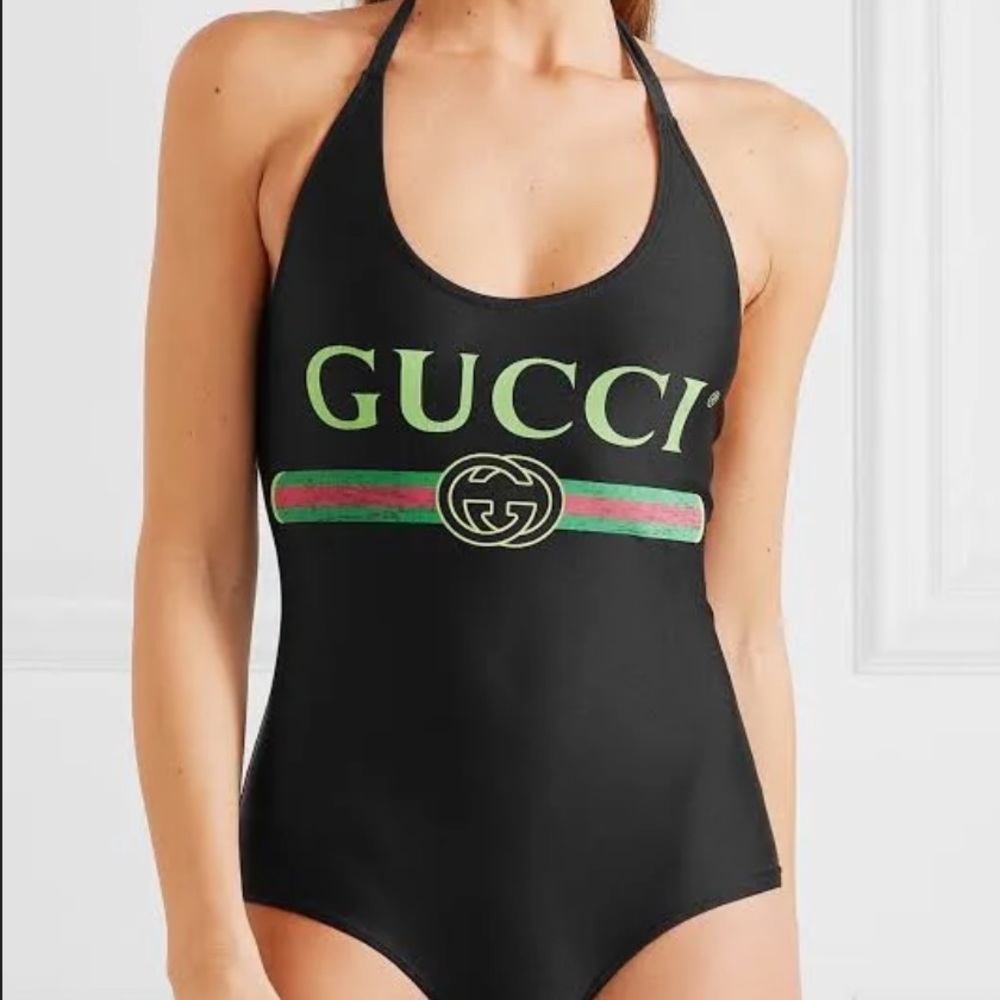 NWT Gucci sparkling swimsuit authentic